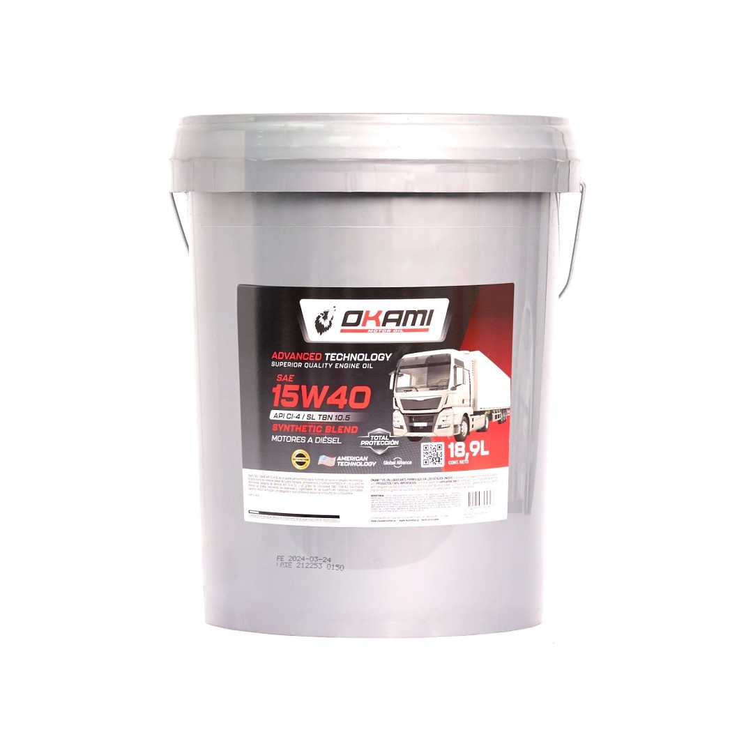 MOTORES DIESEL ACEITE SAE 15W40 SEMI-SINTET CI-4 /SL 5GL