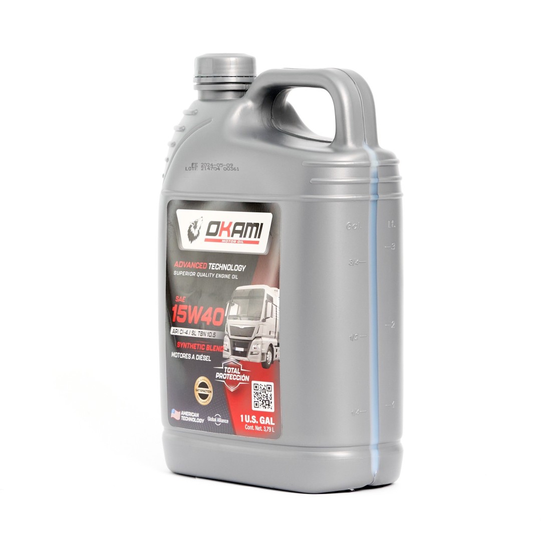 MOTORES DIESEL ACEITE SAE 15W40 SEMI-SINTET CI-4/SL 1GL