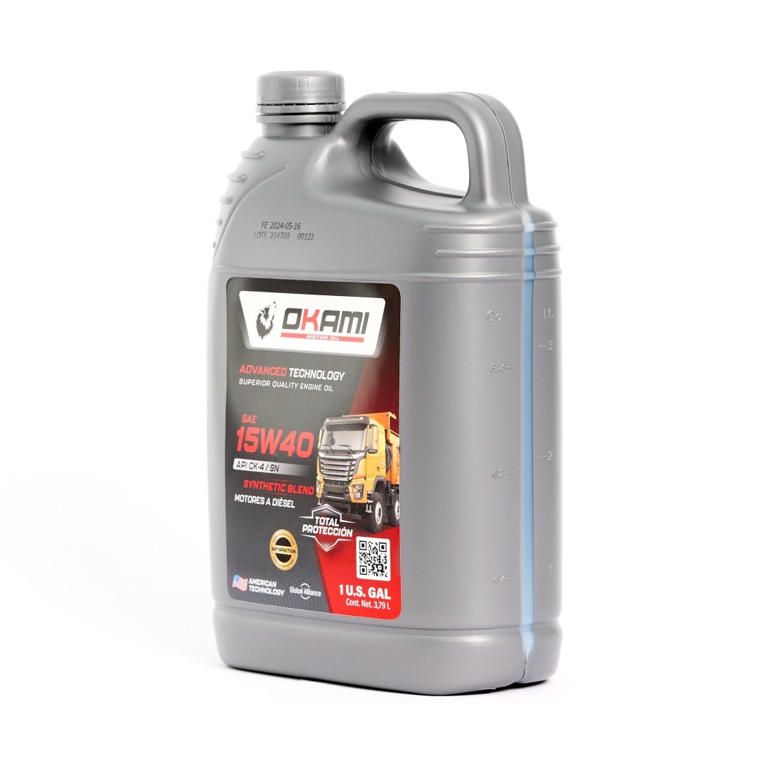 MOTORES DIESEL ACEITE SAE 15W40 SEMI-SINTET CK-4/SN 1GL