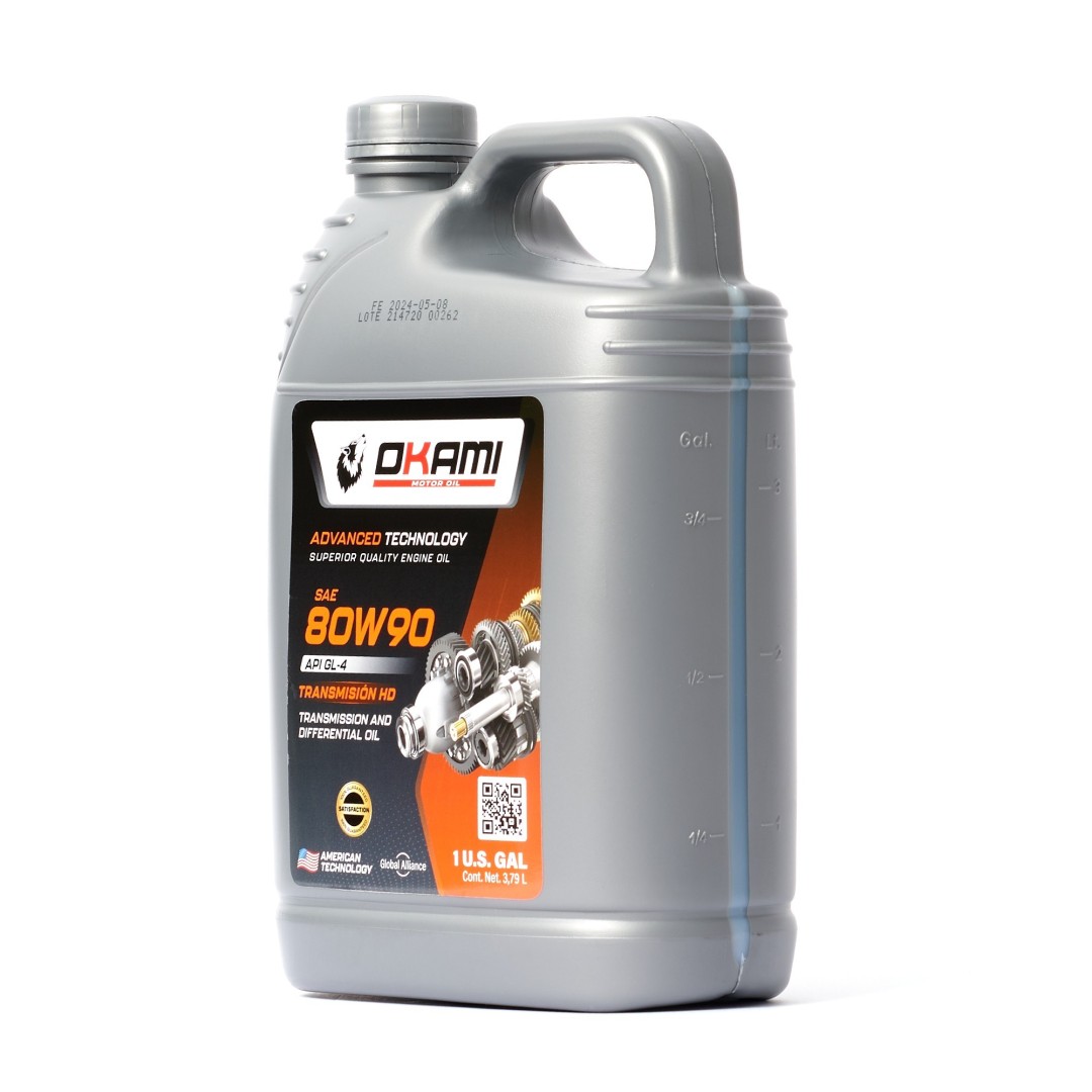 TRANSMISIONES MANUALES Y DIFERENCIALES ACEITE SAE 80W90 GL-4 1GL
